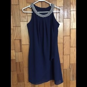 Navy Blue Cocktail Dress